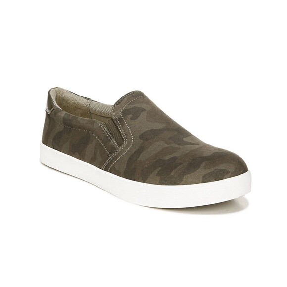 Dr. Scholl's Shoes - NEW Dr Scholls Womens Size 10 No Bad Days Olive Green Camo Slip On Sneaker
